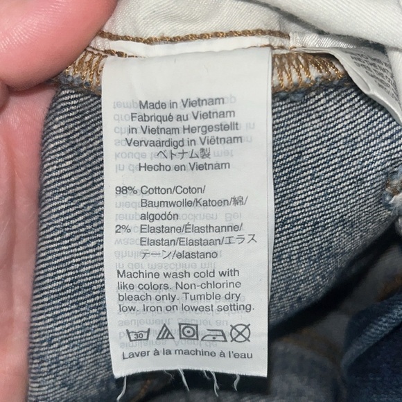 Madewell Skinny Flare Jeans in Lasalle Wash. - Picture 11 of 12